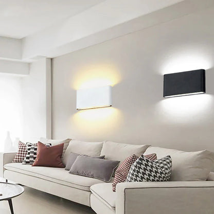 NordLume - Moderne Aluminium LED Wandleuchte, IP65 wasserdicht