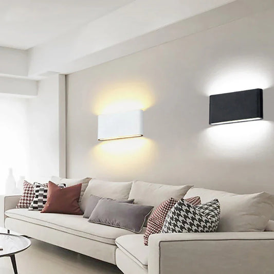NordLume - Moderne Aluminium LED Wandleuchte, IP65 wasserdicht