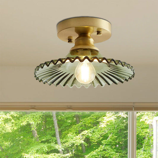 Deckenleuchte Moderne Glas Semi Flush Lampe