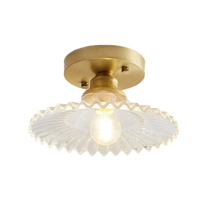 Deckenleuchte Moderne Glas Semi Flush Lampe