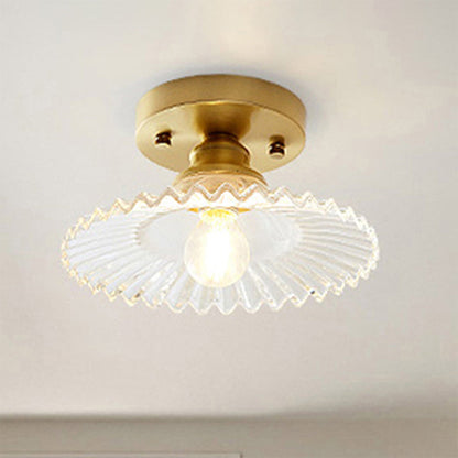 Deckenleuchte Moderne Glas Semi Flush Lampe