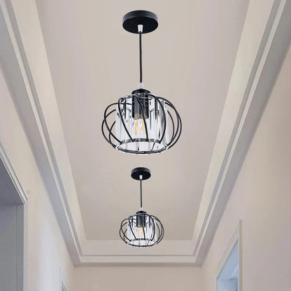 Pendelleuchte Schwarze Glasglobus Deckenleuchte