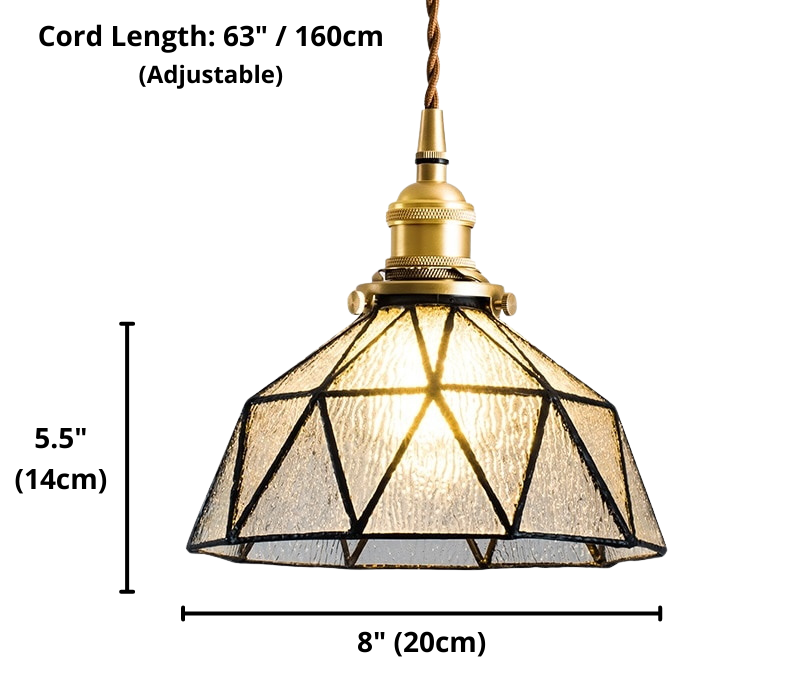 Nordic Buntglas Pendelleuchten