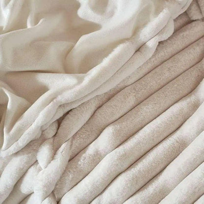 Luxuriöse nordische Wohndecke aus Polyester – Wärme, Komfort und Stressabbau in verschiedenen Größen