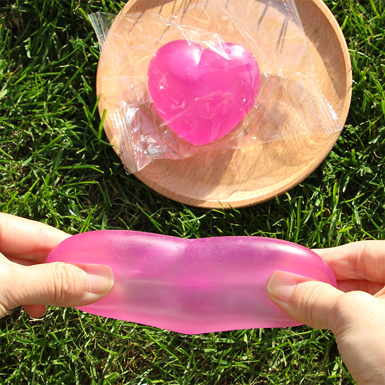 Maltose Farbwechselndes Herz Squishy Stress Relief Langsame Rückfederung Spielzeug