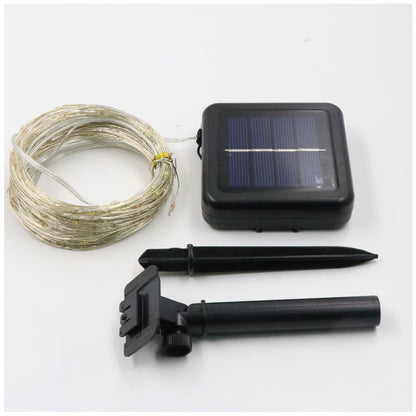 Wasserfeste Lichterkette mit Solarenergie