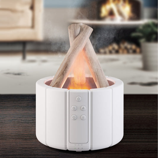 Lagerfeuer Diffuser - Flammen-Effekt, Ultraschall, Duftnebel