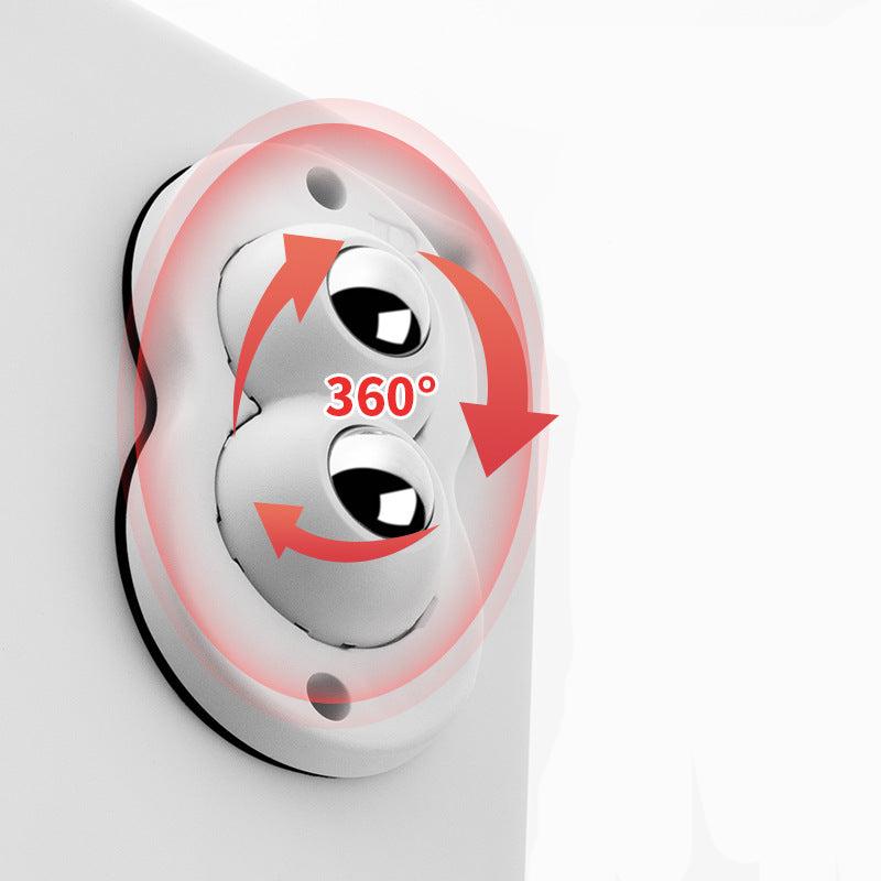 Selbstklebende Universalmöbelrollen (4er-Pack)