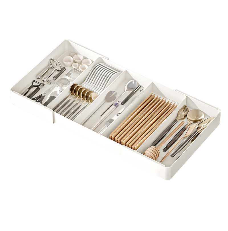 Verstellbare Aufbewahrungsbox mit Fächern für effiziente Organisation – Platzsparend und langlebig aus Kunststoff