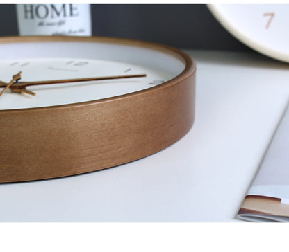 TimberTime – Stilvolle Wanduhr aus Holz mit lautlosem Werk für ein zeitloses Interieur