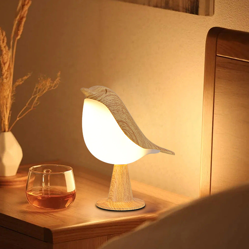 Elegante Vogel Lampe mit 3 Leuchtstufen