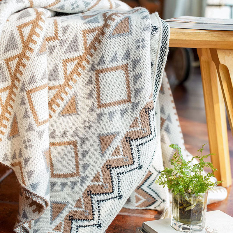 Boho Navajo Sonnenlicht Tagesdecke