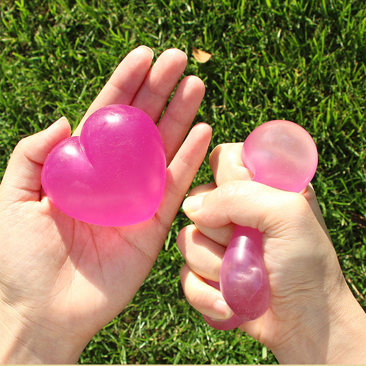 Maltose Farbwechselndes Herz Squishy Stress Relief Langsame Rückfederung Spielzeug