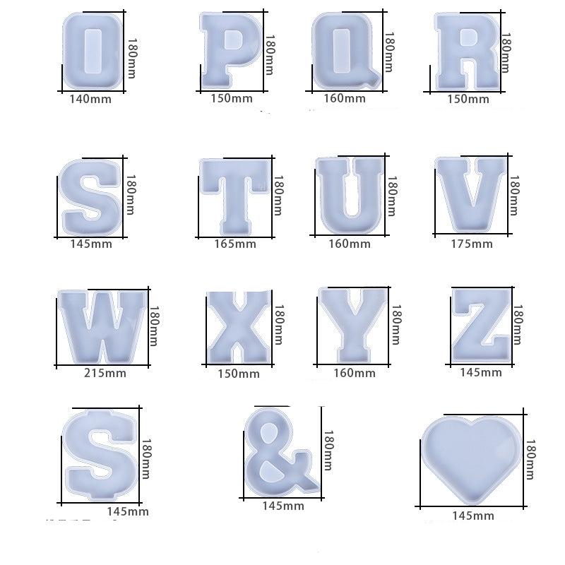 Beleuchtete florale LED-Buchstaben