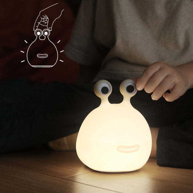 Squishy Silikon Schnecke LED Nachtlichter - Perfektes Geschenk für Kinder und Mädchen