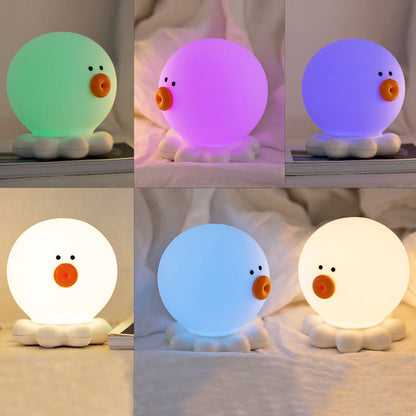 Squishy Silikon-Oktopus LED Nachtlicht - Perfektes Geschenk für Kinder und Mädchen