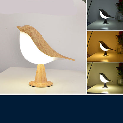 Elegante Vogel Lampe mit 3 Leuchtstufen