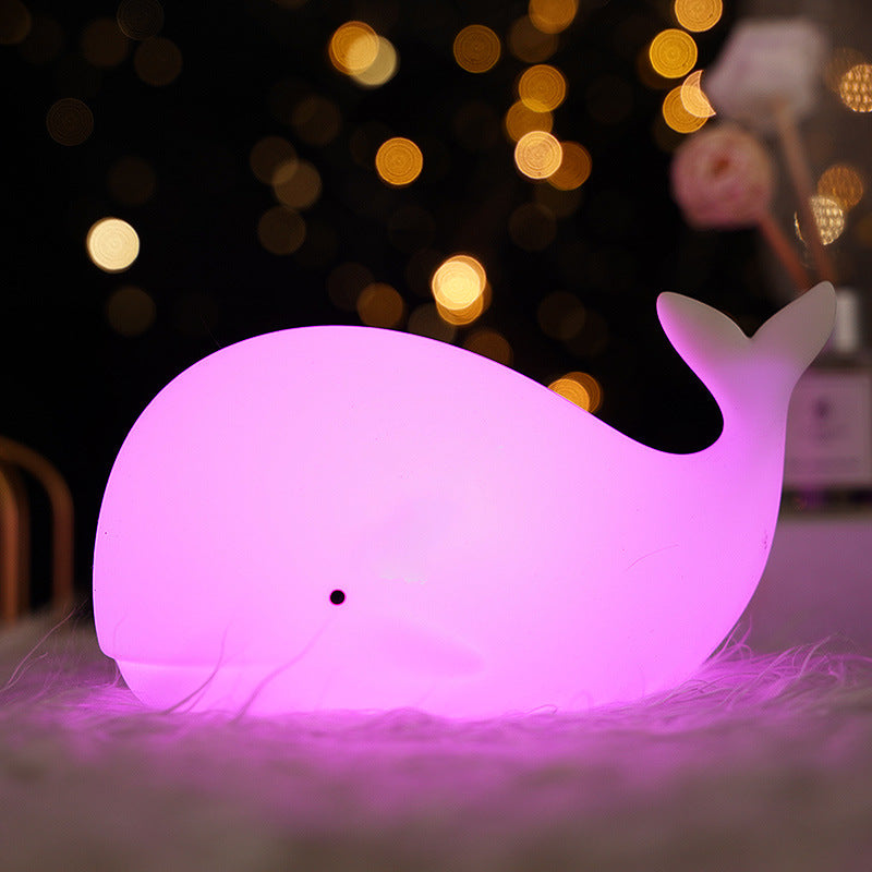 Squishy Silikonwal LED Nachtlicht - Perfektes Geschenk für Kinder und Mädchen