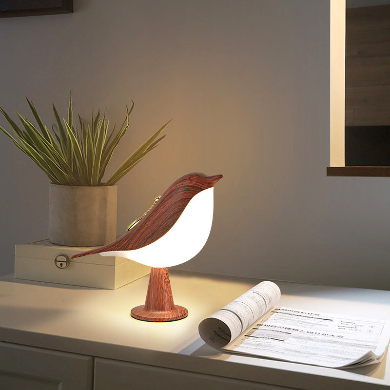 Elegante Vogel Lampe mit 3 Leuchtstufen