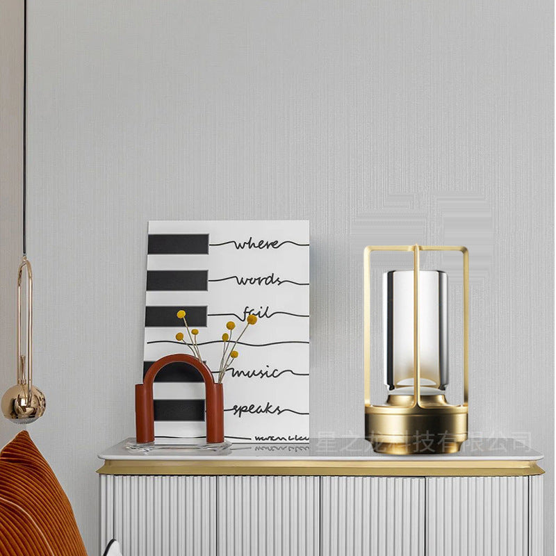 Vintage Retro Metall Tischlampe