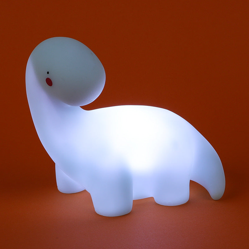 Squishy Silikon Schiefhals Dinosaurier LED Nachtlicht - Perfektes Geschenk für Kinder und Mädchen