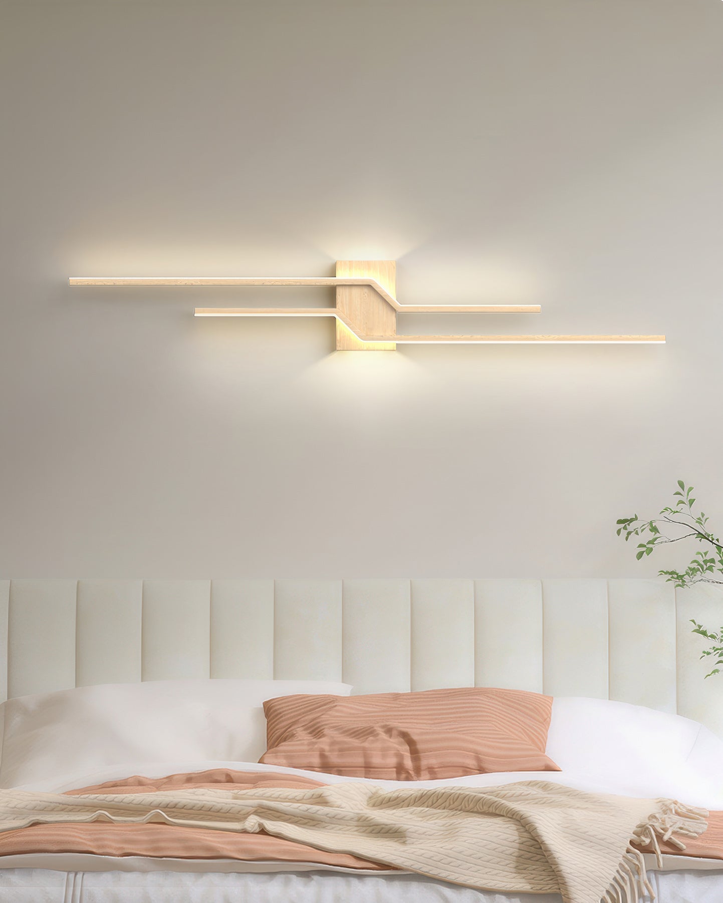 Moderne minimalistische LED-Wandleuchte SleekLine