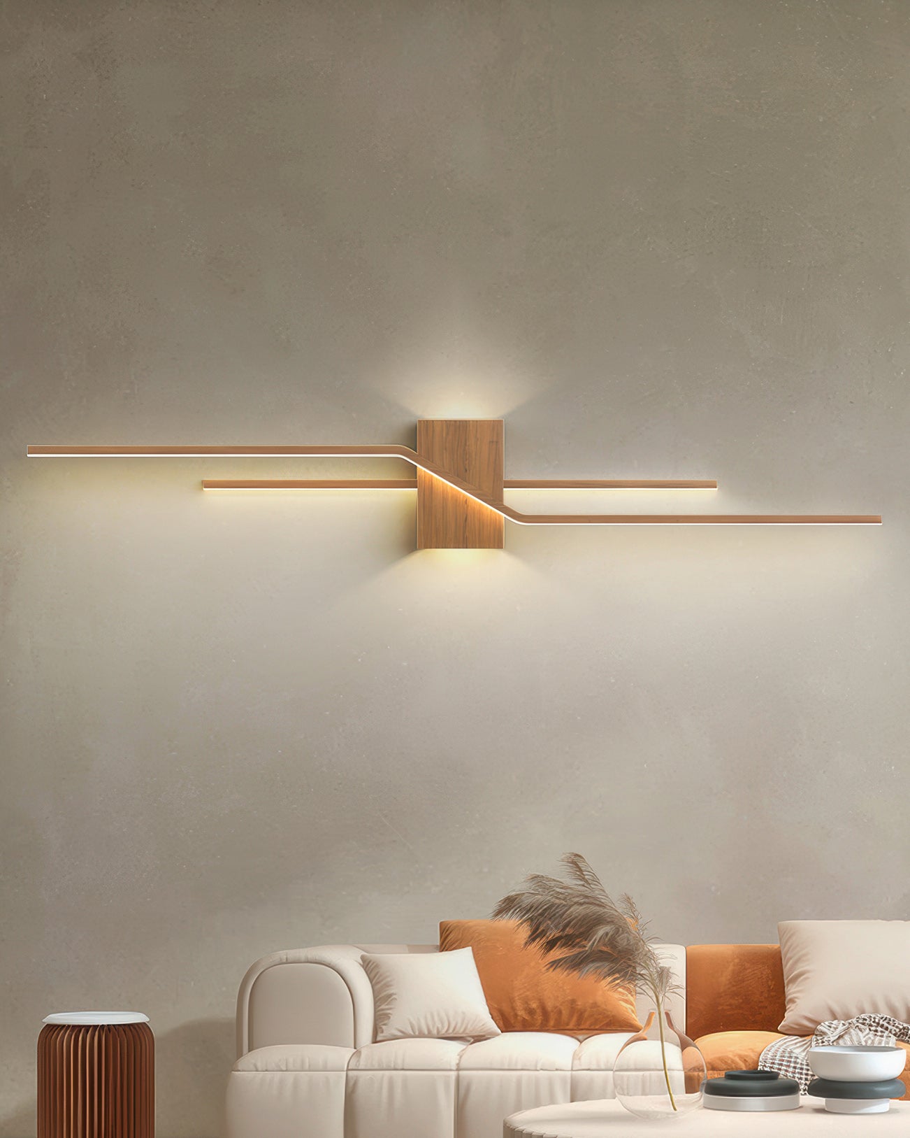 Moderne minimalistische LED-Wandleuchte SleekLine