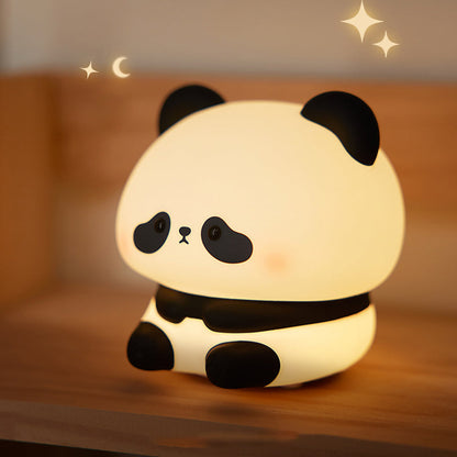 Quetschiges SilikonSuper Niedlicher Panda LED Nachtlicht - Perfektes Geschenk für Kinder und Mädchen