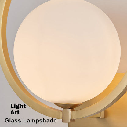 Garduru – Modern Einzellicht Glas Wandlampe