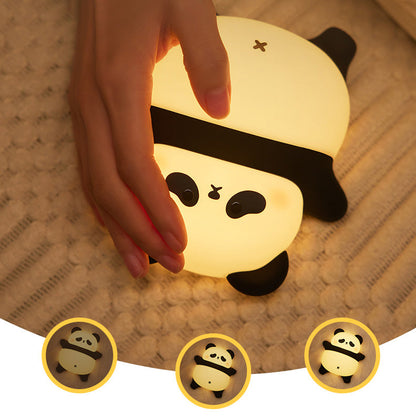 Liegende faule Panda Nachtlicht LED Tipplampe Bestes Geschenk für Baby und Mädchen