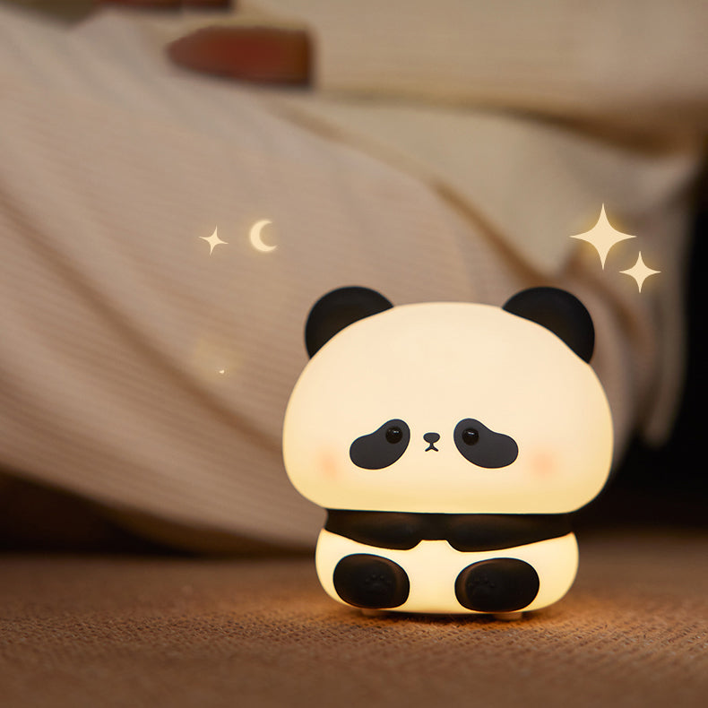 Quetschiges SilikonSuper Niedlicher Panda LED Nachtlicht - Perfektes Geschenk für Kinder und Mädchen