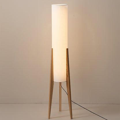 Garduru Walnuss Stehlampe | Massivholz Kunst Lampe | Modernes Design | Elegante Beleuchtung für Zuhause