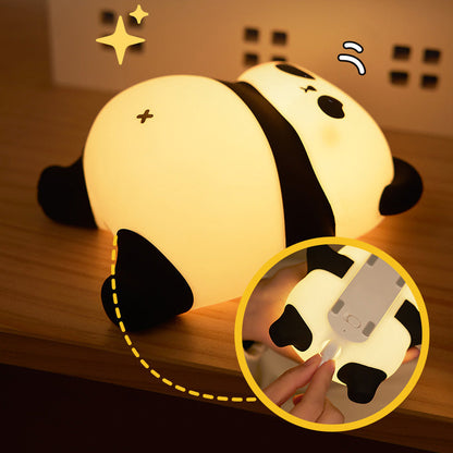 Liegende faule Panda Nachtlicht LED Tipplampe Bestes Geschenk für Baby und Mädchen