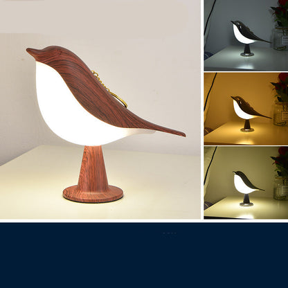 Elegante Vogel Lampe mit 3 Leuchtstufen
