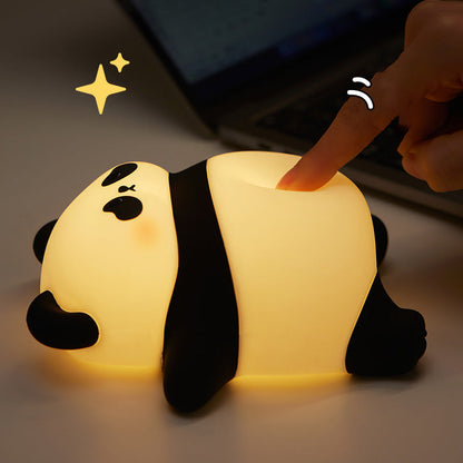 Liegende faule Panda Nachtlicht LED Tipplampe Bestes Geschenk für Baby und Mädchen