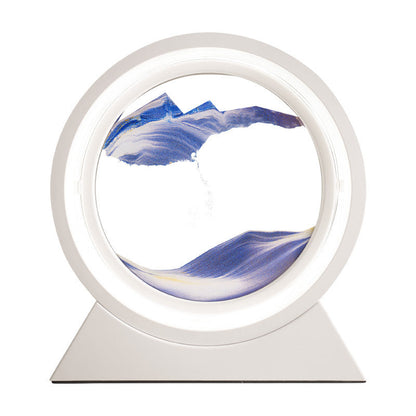 3D Sanduhr mit LED Beleuchtung - mobiles Kunstwerk, Art, WW, KW, Tageslicht