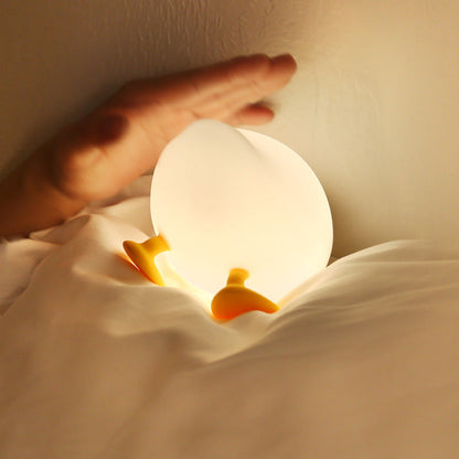 Squishy Silikon Boden Ente LED Nachtlicht - Perfektes Geschenk für Kinder und Mädchen