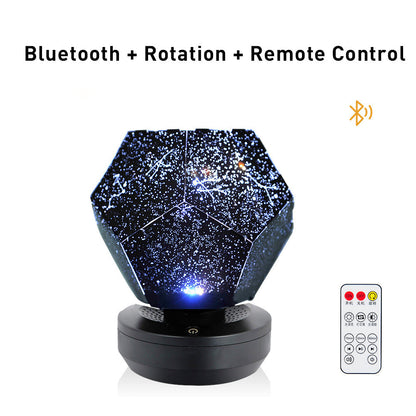 Sternenhimmel Projektorlampe Led Bluetooth Kosmische Atmosphäre Geschenk Nachtlicht