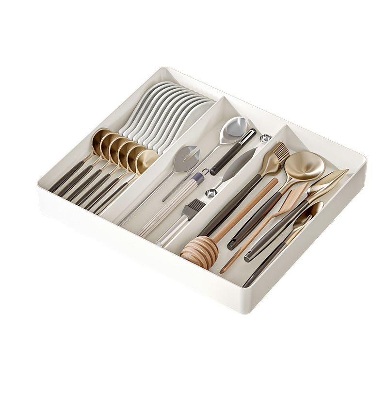 Verstellbare Aufbewahrungsbox mit Fächern für effiziente Organisation – Platzsparend und langlebig aus Kunststoff