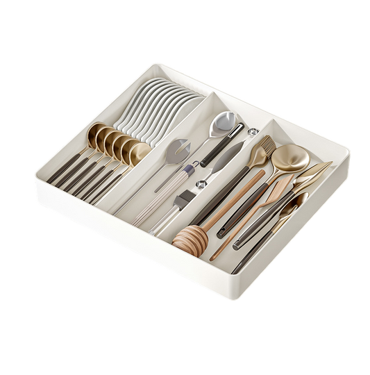 Verstellbare Aufbewahrungsbox mit Fächern für effiziente Organisation – Platzsparend und langlebig aus Kunststoff