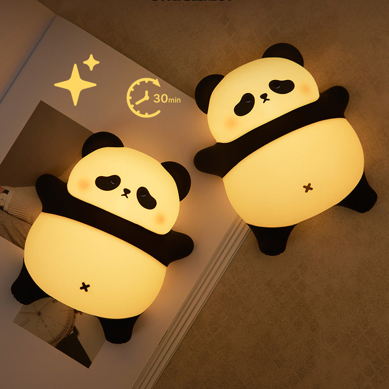 Liegende faule Panda Nachtlicht LED Tipplampe Bestes Geschenk für Baby und Mädchen