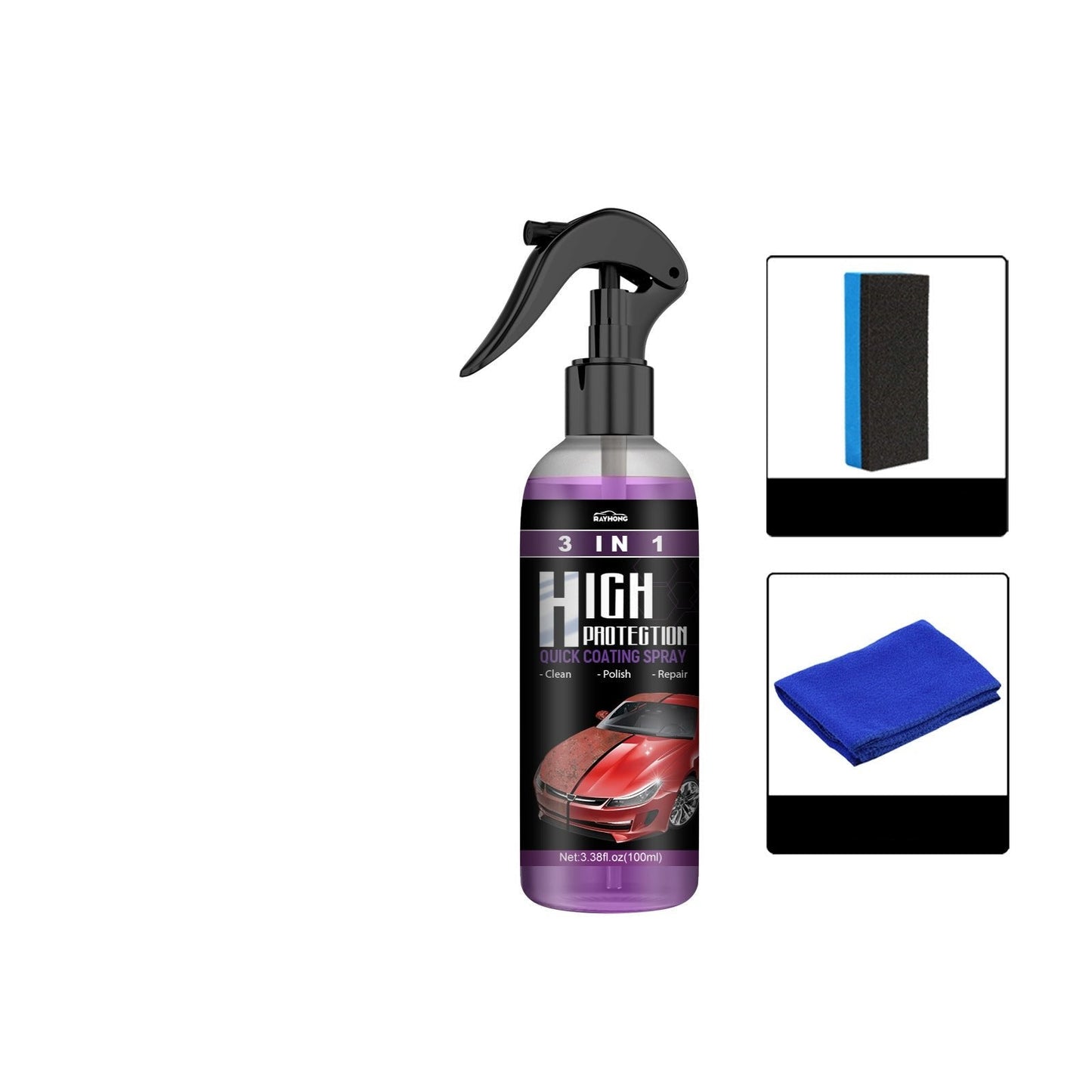 ShineShield 3-in-1 Auto Spray
