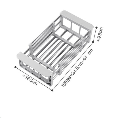Verstellbares Abtropf Gestell für die Spüle