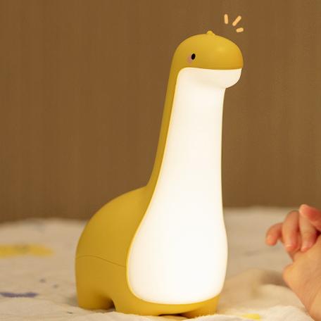 Squishy Silikon Lange Hals Dinosaurier LED Nachtlicht - Perfektes Geschenk für Kinder und Mädchen