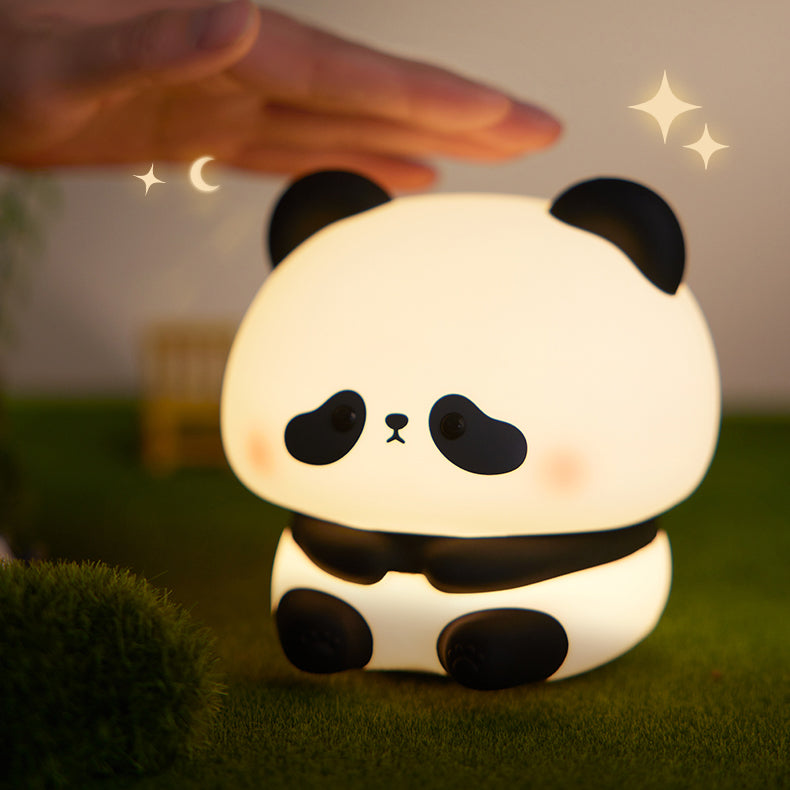 Quetschiges SilikonSuper Niedlicher Panda LED Nachtlicht - Perfektes Geschenk für Kinder und Mädchen