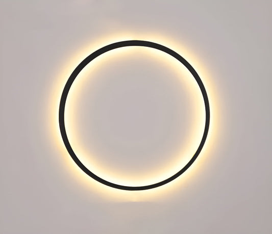 Minimalistische Runde LED-Wandleuchte