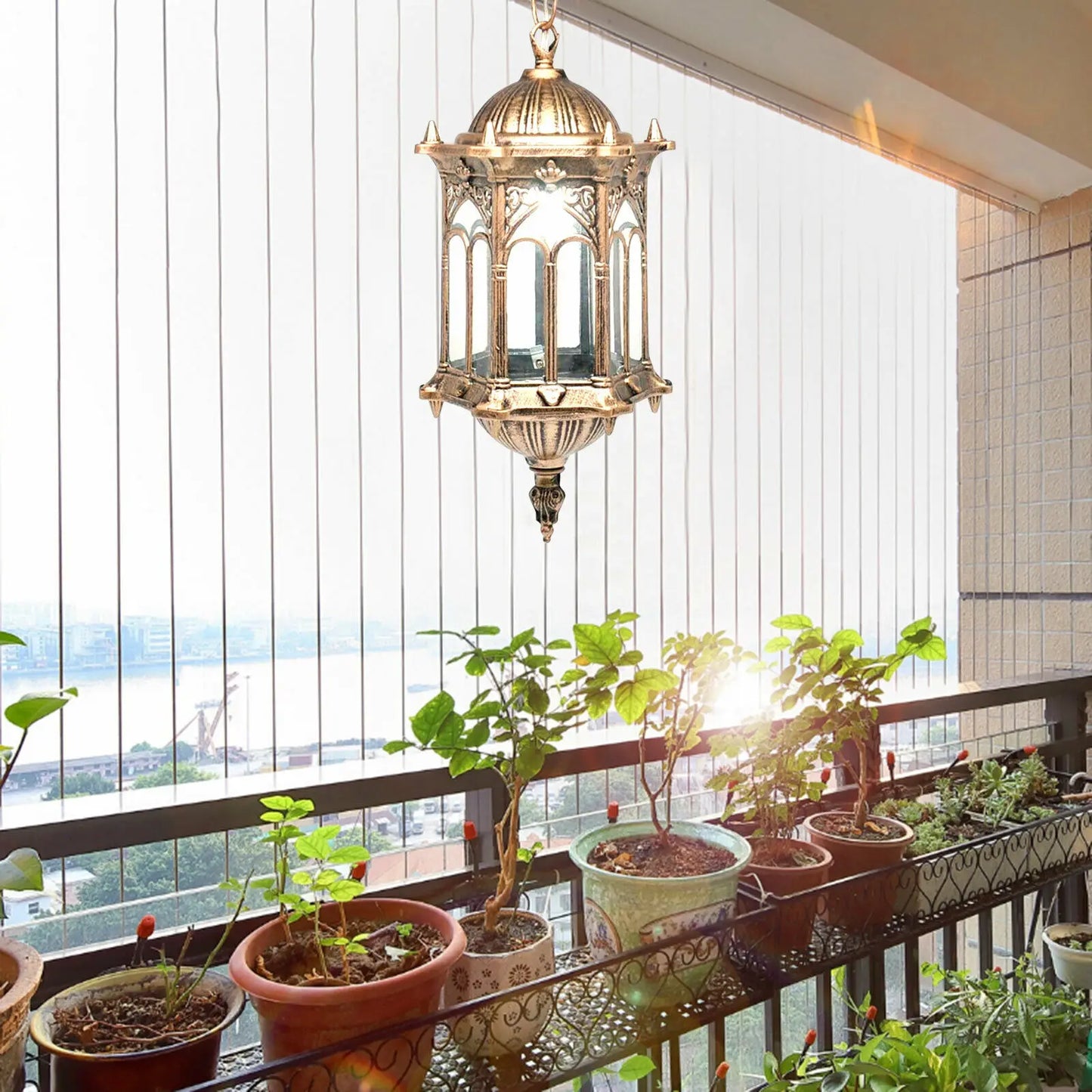 Garduru Hängeleuchte im Stil der 70er Jahre – Elegante Deckenlampe