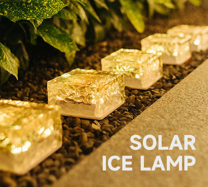 Outdoor Solar Ice Cube LED Lichter