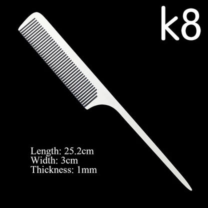 Stainless Steel Barber Kamm – Präzises Entwirren & Ergonomisches Design – Langlebig & Stilvoll