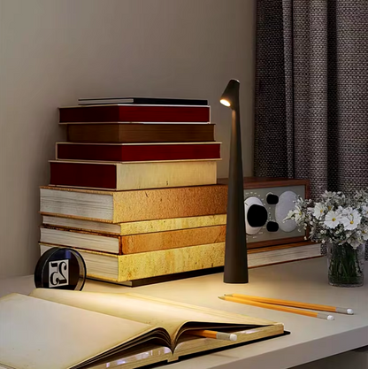 LumiLux Tragbare Touch-LED-Lampe – Wiederaufladbar, Dimmbar und Elegantes Design